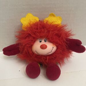 Vintage Rainbow Brite Romeo Sprite Red  7" Stuffed Plush 1983 Hallmark Taco Bell